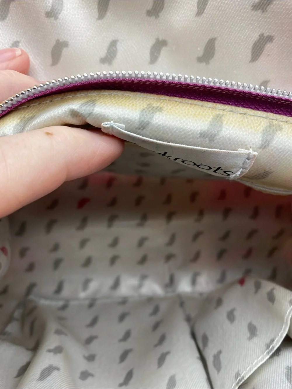 Sakroots Pink Patterned Foldover Clutch